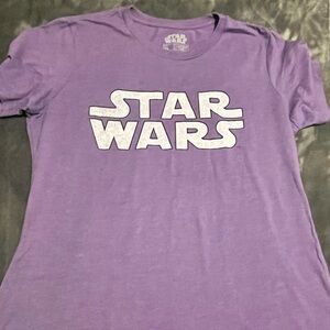 EUC Star Wars purple Tshirt